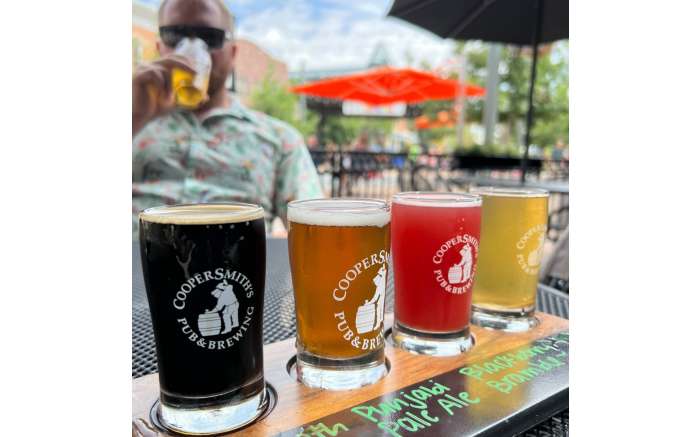 Beer Flight at CooperSmith's