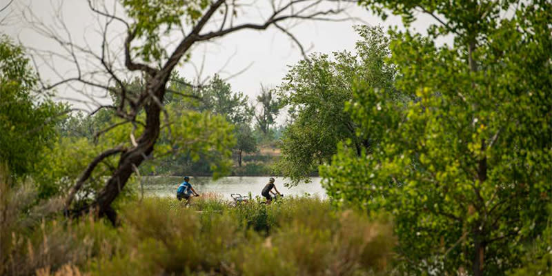 Biking Along the Great Western Trail