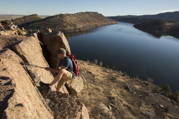 Climbing Horsetooth