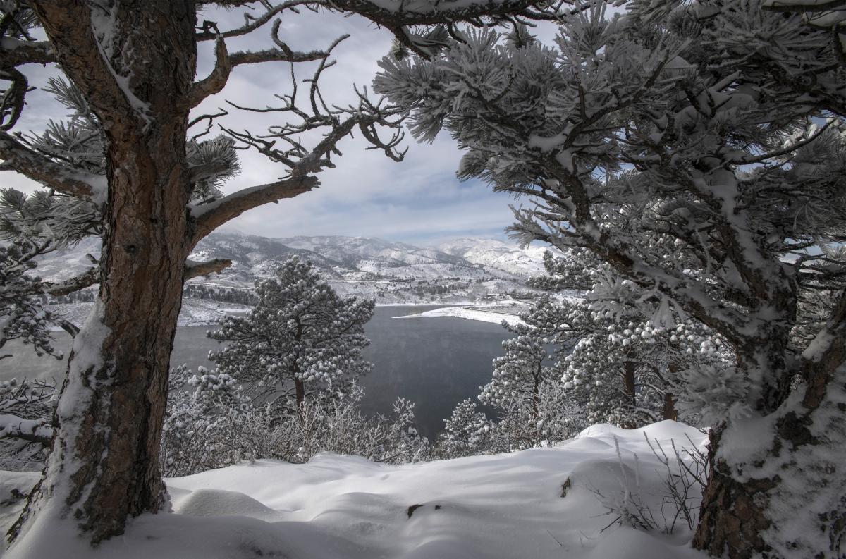 Horsetooth Winter Snow