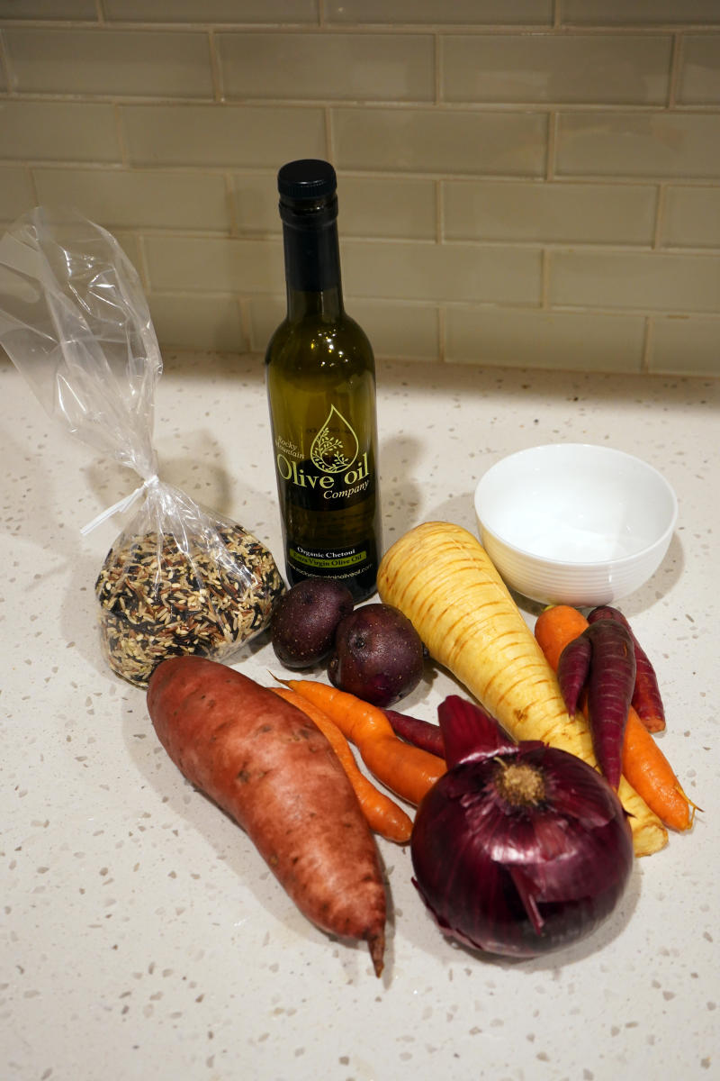 Wild Rice and Root Vegetables