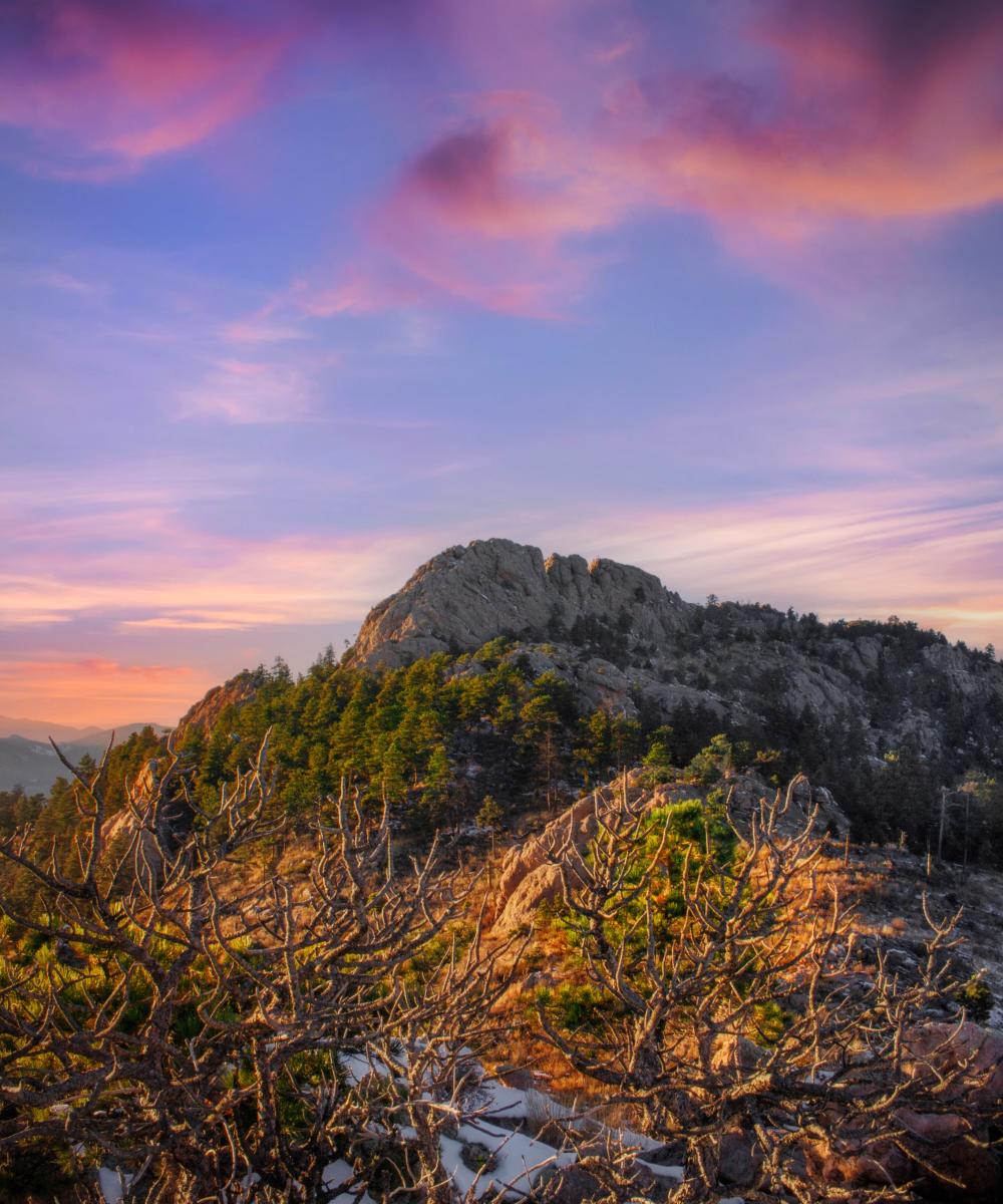 Sunset at Horsetooth Reservoir