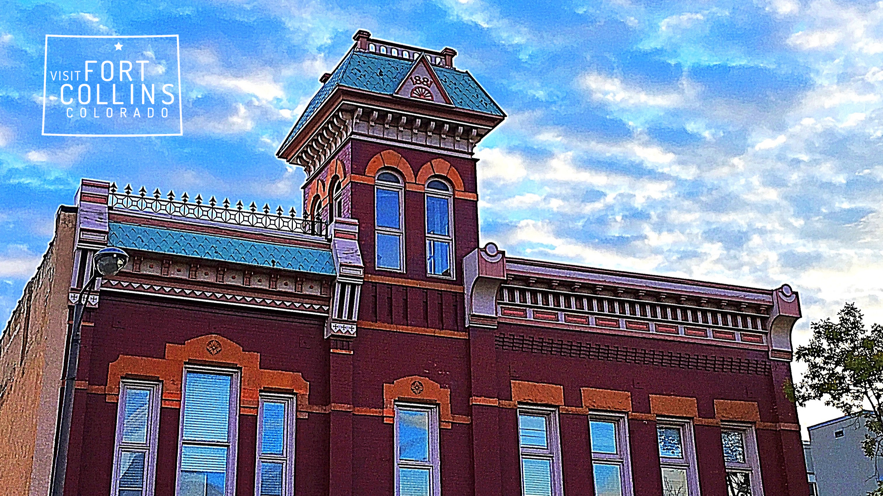 Virtual Old Firehouse white logo